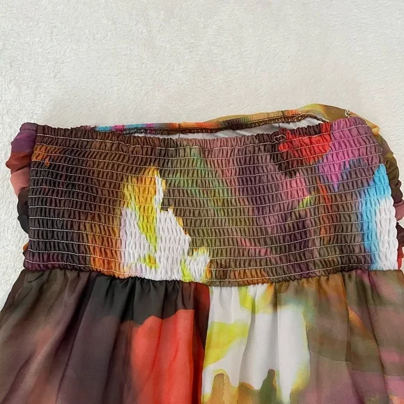 Studio Y Multicolor Strapless Dress - Picture 4 of 7